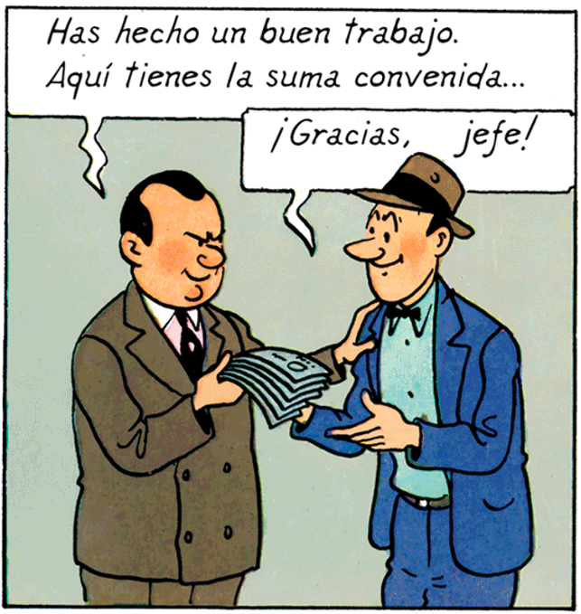 Tintin - Les Aventures de Tintin - Tintin en Amérique - Personnage Al Capone